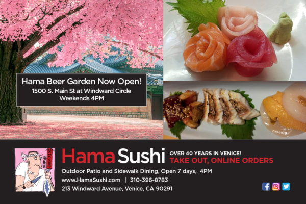 Hama Sushi Ad for Venice Living Magazine