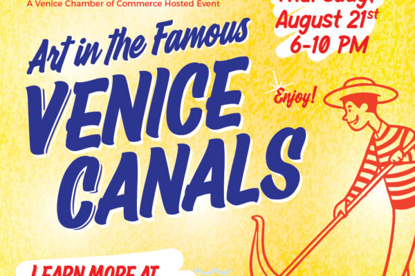 Image: Venice Art Crawl Fundraiser promotion 2025